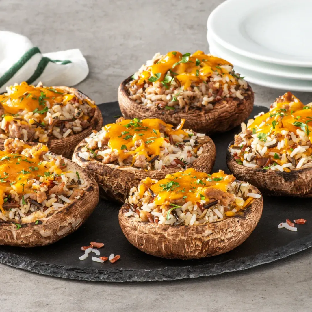 https://d3xhk4vytuuf2.cloudfront.net/Wild-Rice-and-Sausage-Stuffed-Mushroom-Recipe.webp